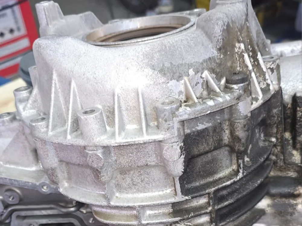 Wheel hub laser cleaning before and after