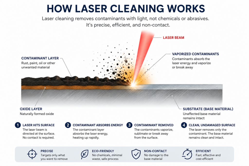 How laser cleaning works
